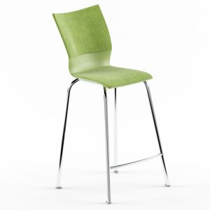 Onyx Barstool Stool With Footrest By Casala