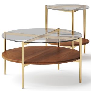 West Elm Mid-century Art Display Coffee Side Table