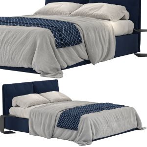 Ditre Italia Flann Blue Bed