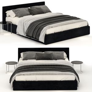 Molteni Ribbon Black Bed