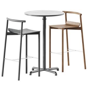 Ikea Stensele High Round Table And Wox Bar Stool B