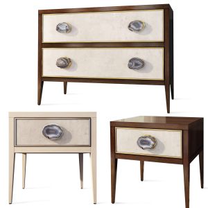 Dresser, Nightstand Isola By John Richard