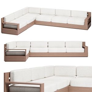 Marbella Teak Modular L Sectional