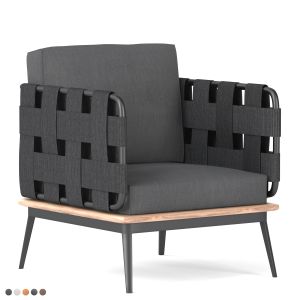 Space Outdoor Club Chair(coal)