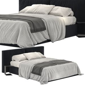 Ditre Italia Flann Black Bed