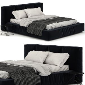 Poliform Black Bed