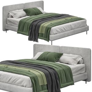 Minotti Tatlin Green Bed