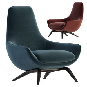 Ermes Velvet Armchair By Misuraemme