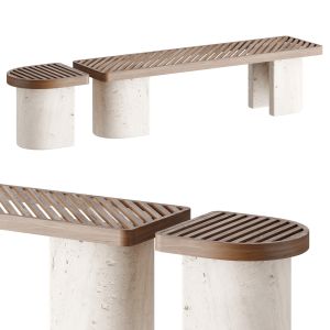 Tracks Bench + Stool