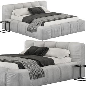 Italia Tufty Grey Bed