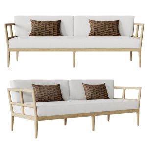 Rh Laurel Teak Sofa 84