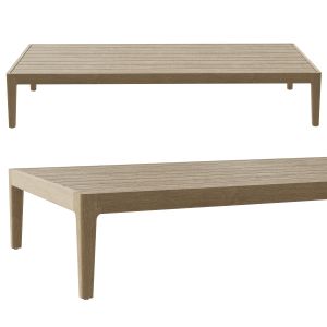 Rh Laurel Teak Coffee Table