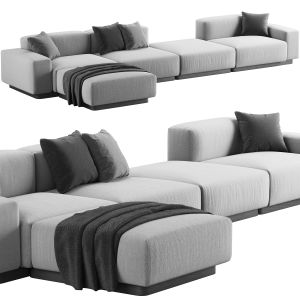 Soft Modular Sofa 4 Seat By Vitra