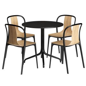 Belleville Table And Chairs By Vitra