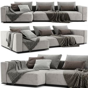 Poliform Westside Chaise Longue Sofa 02