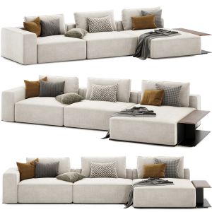 Westside Modular Sofa With Side Table By Poliform