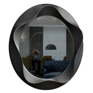 Round Wall Mirror With 3 Materials