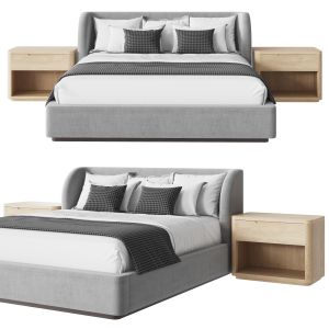 Rh  Copenhagen Fabric Panel Platform Bed