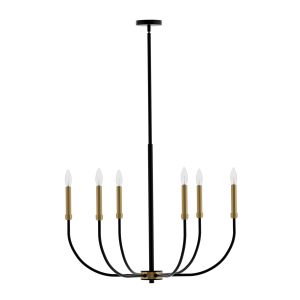 Hallum 6 Light Candle Style Classic Chandelier