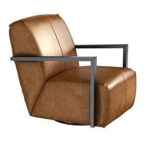 Arhaus Walsh Leather Glider Armchair