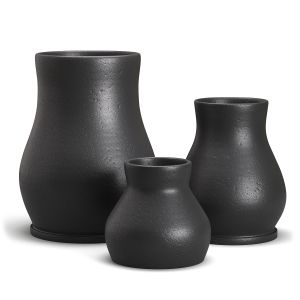 Ceramic Bloom Vase - Dark