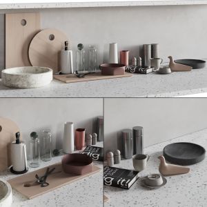 066 Kitchen Decor Set Accessories 01