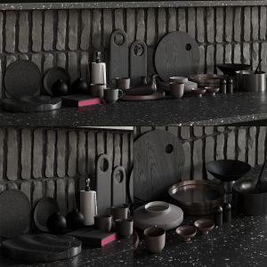 069 Kitchen Decor Set Accessories 04