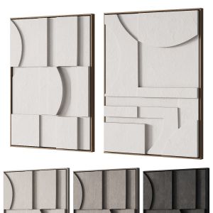 297 Frame Artwork Relief Wall Art By Iola Studio 1