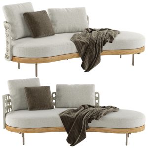 Torii Nest Outdoor Angled Open End Sofa