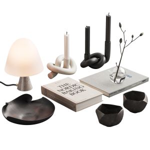 372 Decorative Set 040 Japandi Accessories Kit 02