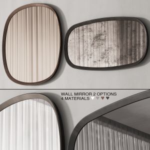 216 B&b Italia Madison Mirror Dirt And Bronze