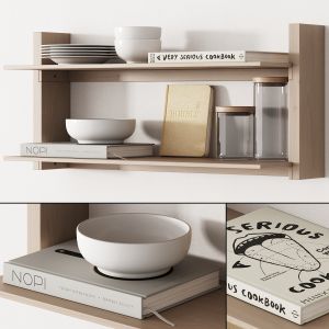 162 Kitchen Decor Set Accessories Dishes And Books