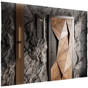 Wall Panel And Modern Door 2