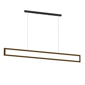 Minimalist Rectangle Frame Island Light Metal Dini