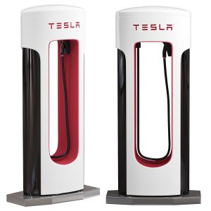 Tesla Electric Vehicle Charging Station