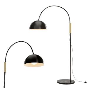 Jett Black Arched Floor Lamp