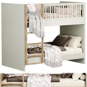 Finn Sage Green Wood Kids Bed By Crateandbarrel