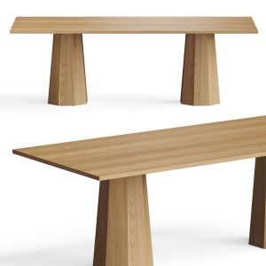 Cb2 Bancroft Rectangular Oak Wood Dining Table