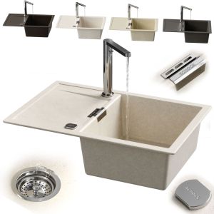 Eton 50d Cristadur Sink And Skiron Mixer