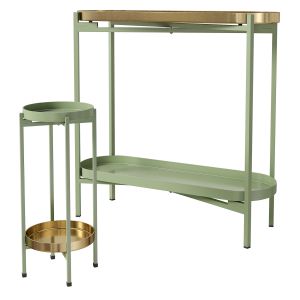 H&M Sabia Console And Plant Stand