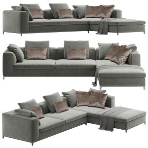 B&b Italia Michel Club Corner Sofa