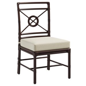 Rattan Target Side Chair By Bakerfurniture