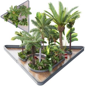 Hq Hotel Outdoor Plants Set01