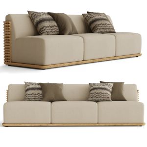 Rh Trelica Teak Sofa