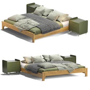 Solid Wood Platform Bed