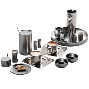 407 Eat And Drinks Decor Set 06 Metal Coffee Kit