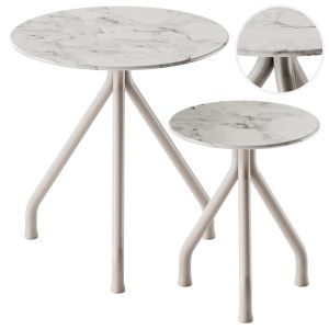 Academy Aluminium Side Tables By Flexform