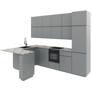 Modern Kitchen Voxtorp Dark