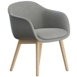 Fiber Conference Armchair Wood