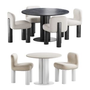 437 Dinning Set 05 Arflex Goya Table Arflex Botolo